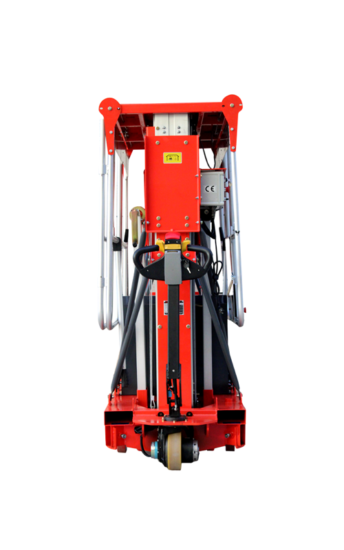 Double mast aerial work platform