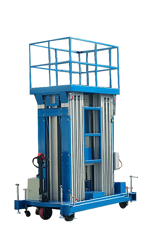 Six-mast aerial work platform