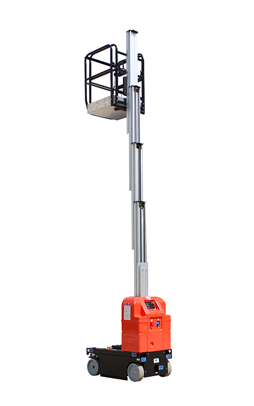 Full self-propelled mast type aerial working platform (single mast)