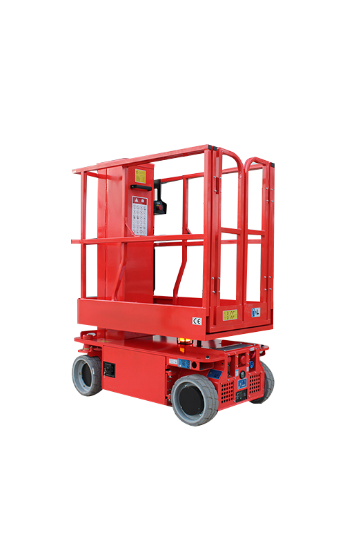 Self propelled sleeve type aerial work platform