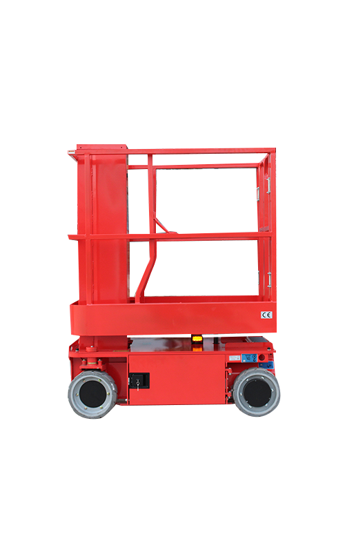 Self propelled sleeve type aerial work platform