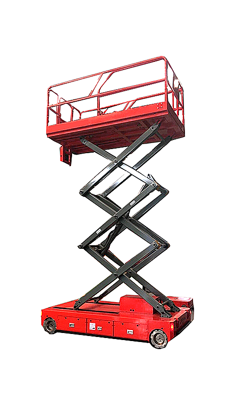 Omnidirectional self-propelled scissor fork aerial working platform