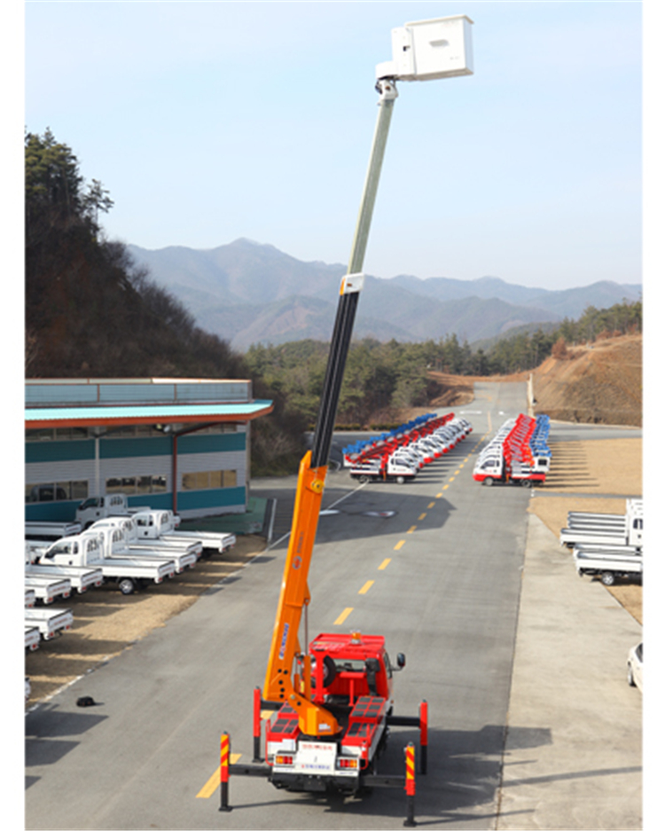 Aerial work truck